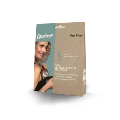 Accessoires De Soin Allaitement*Carriwell 6 Coussinets d'allaitement lavables en coton de Noir
