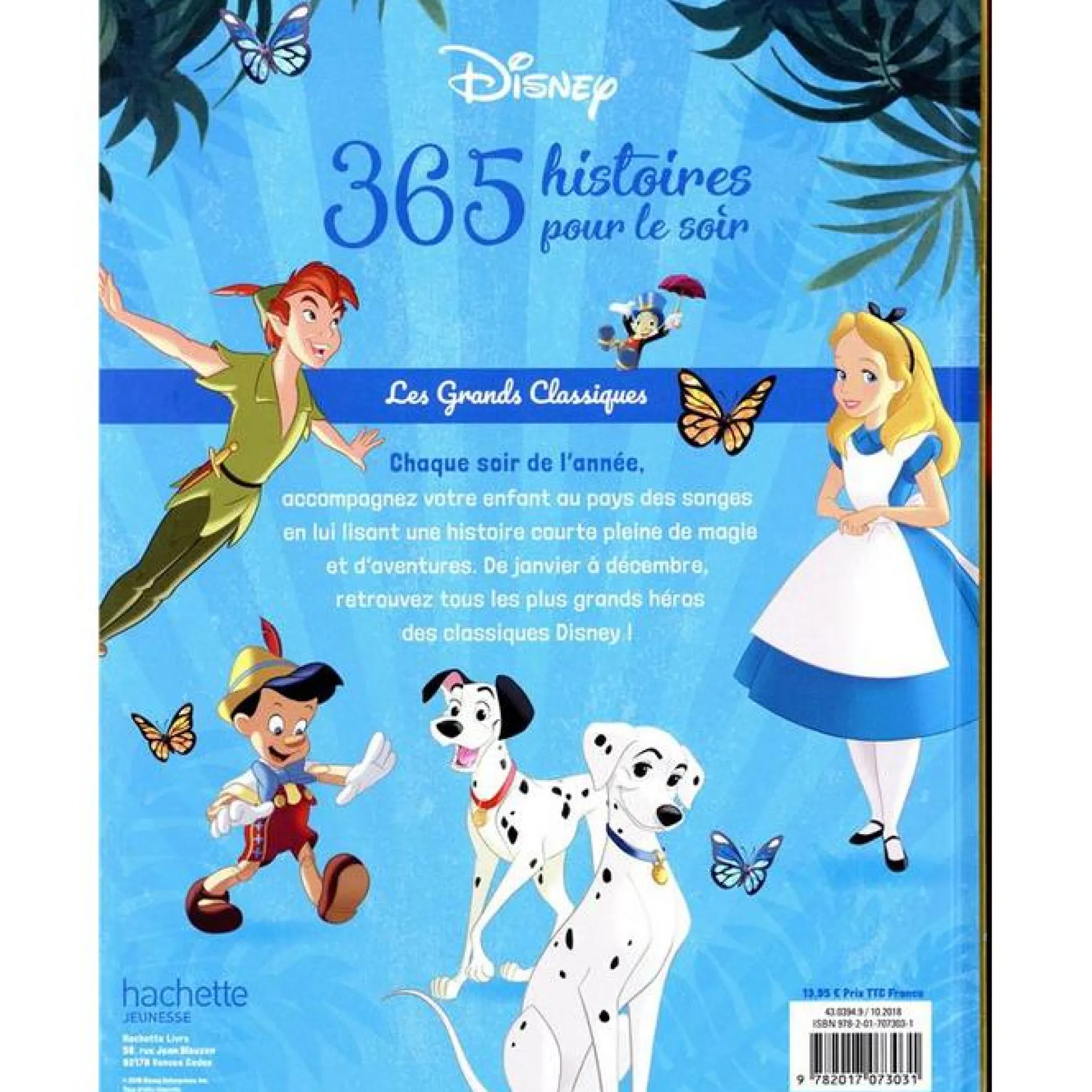 Livres*Hachette Jeunesse Disney 365 histoires pour chaque soir ; les grands classiques de