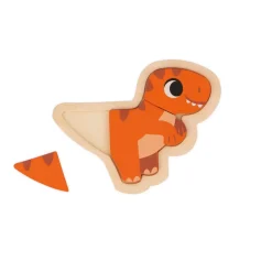 Puzzle*Janod 4 Puzzles Evolutifs Dinonaures de