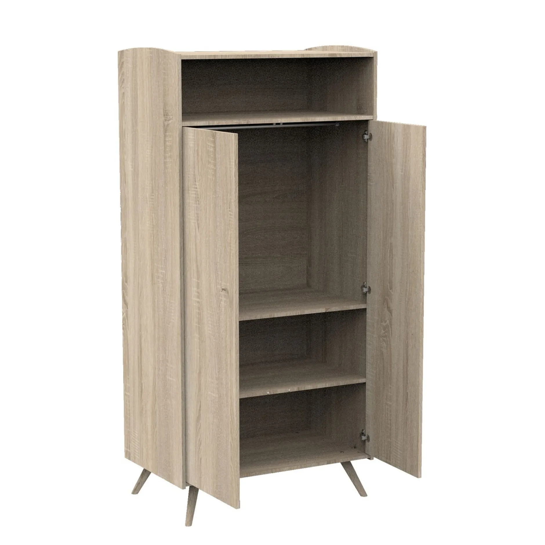 Armoires 2 Portes*Sauthon Baby's Sweet Home Access Armoire 2 portes 1 niche de Bois