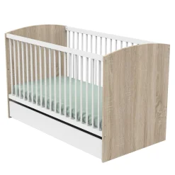 Lits 70X140 Évolutifs*Sauthon Baby's Sweet Home Access Lit évolutif 70 x 140 cm de Bois blanc