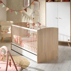 Lits 70X140 Évolutifs*Sauthon Baby's Sweet Home Access Lit évolutif 70 x 140 cm de Bois blanc
