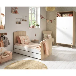 Lits 70X140 Évolutifs*Sauthon Baby's Sweet Home Access Lit évolutif 70 x 140 cm de Bois blanc