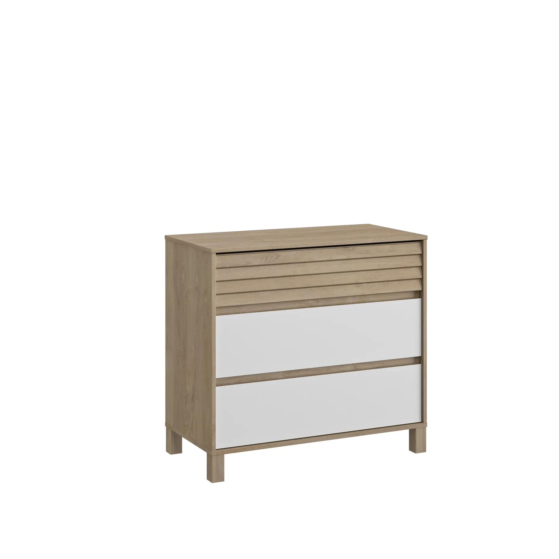 Commodes*Galipette Achille Commode 3 tiroirs de Chêne