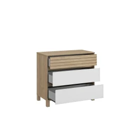 Commodes*Galipette Achille Commode 3 tiroirs de Chêne