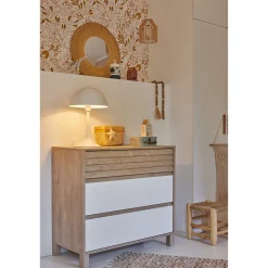 Commodes*Galipette Achille Commode 3 tiroirs de Chêne