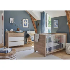 Commodes*Galipette Achille Commode 3 tiroirs de Chêne