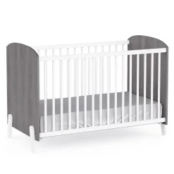 Lits 60X120 Non Évolutifs*CBA Meubles Aldina Lit Bébé 60 x 120 cm de Hudson - Blanc