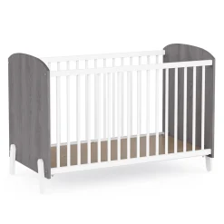 Lits 60X120 Non Évolutifs*CBA Meubles Aldina Lit Bébé 60 x 120 cm de Hudson - Blanc