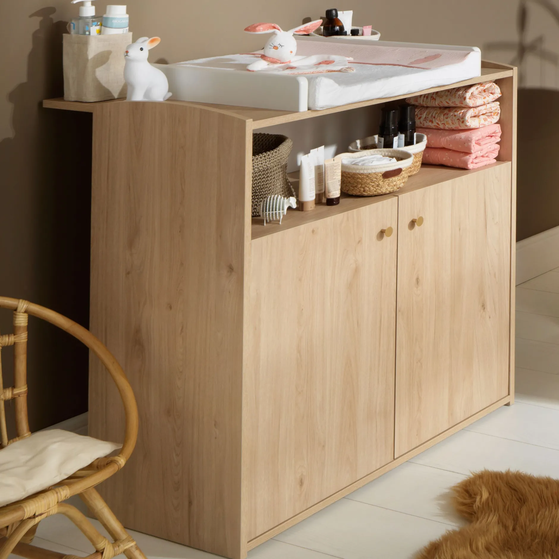 Plans À Langer|Plans*Sauthon Baby's Sweet Home Alice Dispositif à langer commode de Blanc