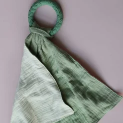 Anneaux De Dentition*Jollein Anneau de dentition doudou Mousseline de Green