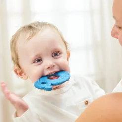 Anneaux De Dentition*Nattou Anneau de Dentition en silicone de Baleine Bleu