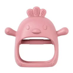 Anneaux De Dentition*Nattou Anneau de dentition moufle en silicone de Vieux rose