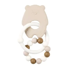Anneaux De Dentition*Nattou Anneau de dentition ours en silicone de Argile