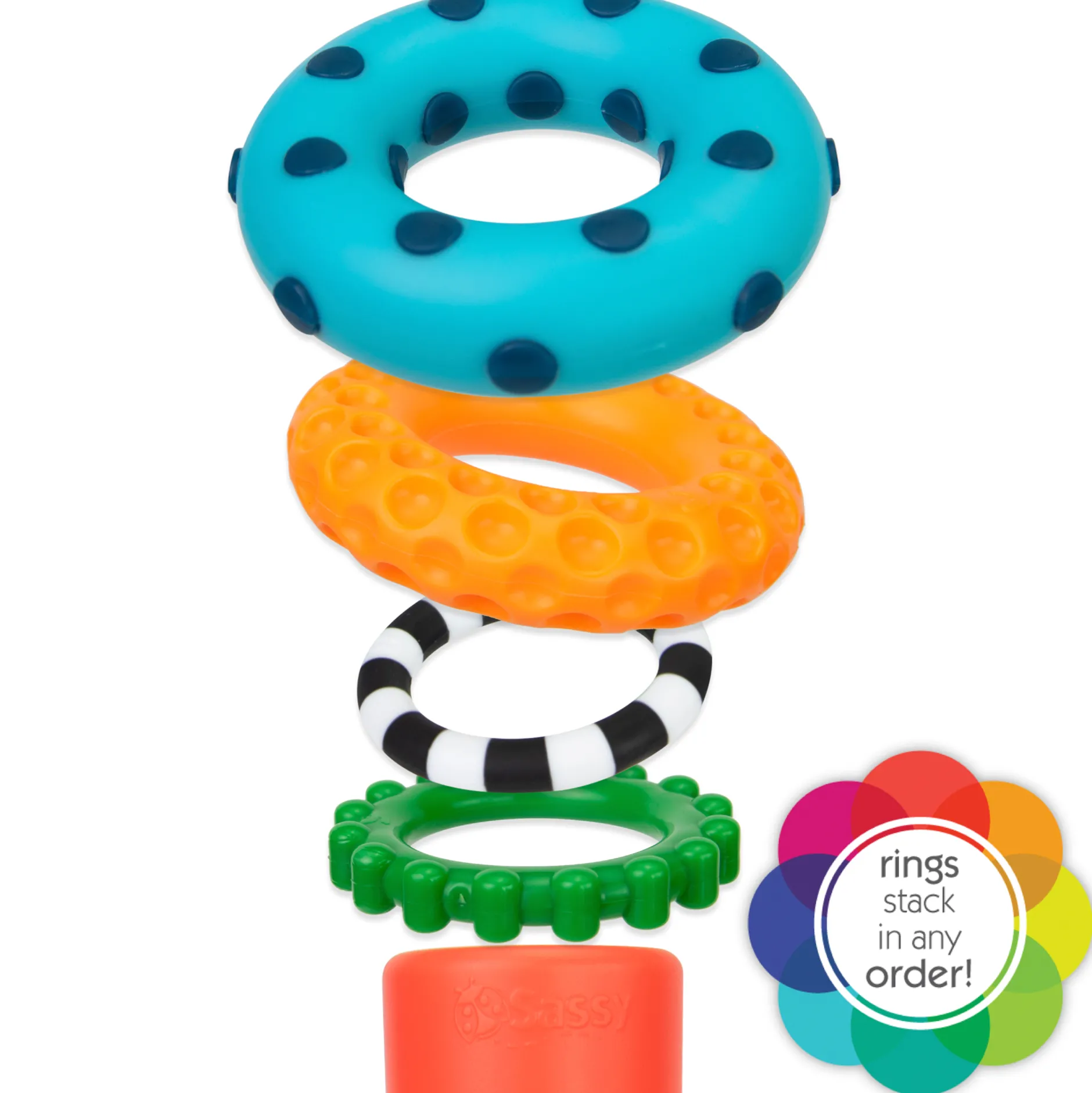 Jeux De Formes*Sassy Anneaux à empiler de