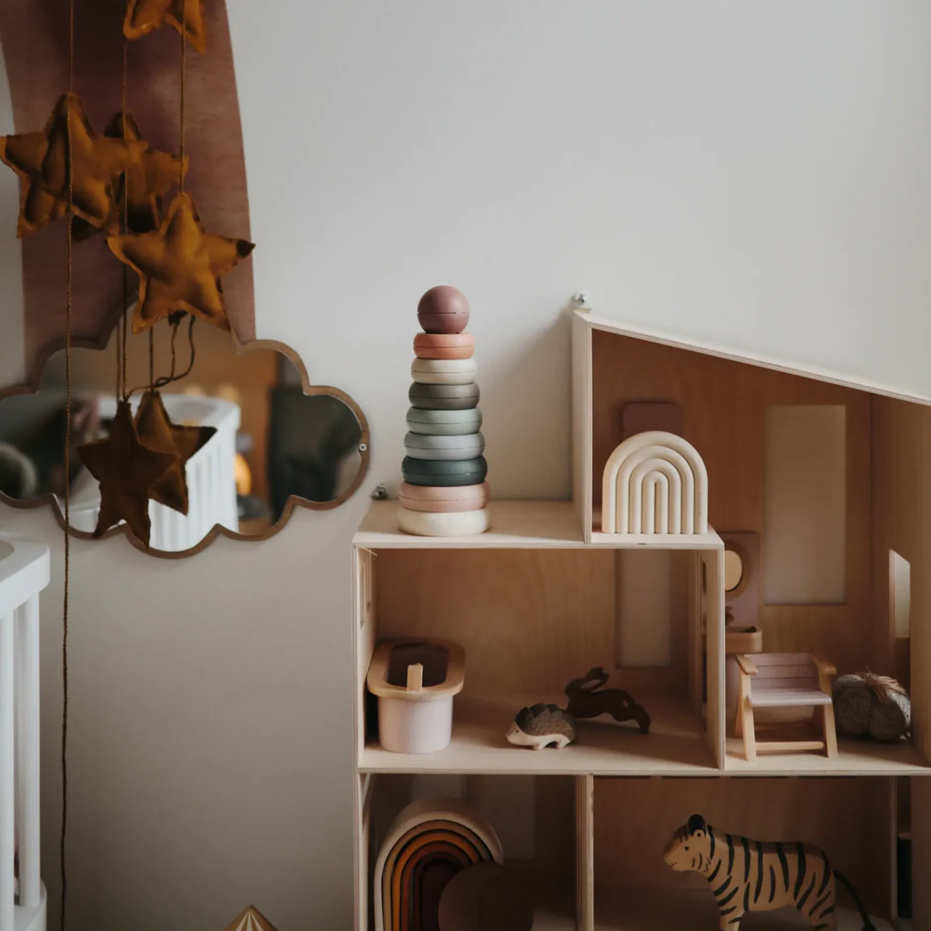 Jeux De Formes*mushie Anneaux à empiler de