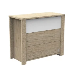 Commodes*Sauthon Baby's Sweet Home Antonin Commode 3 tiroirs de Bois / Blanc