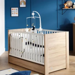 Lits 70X140 Évolutifs*Sauthon Baby's Sweet Home Antonin Lit évolutif 70 x 140 cm de Bois