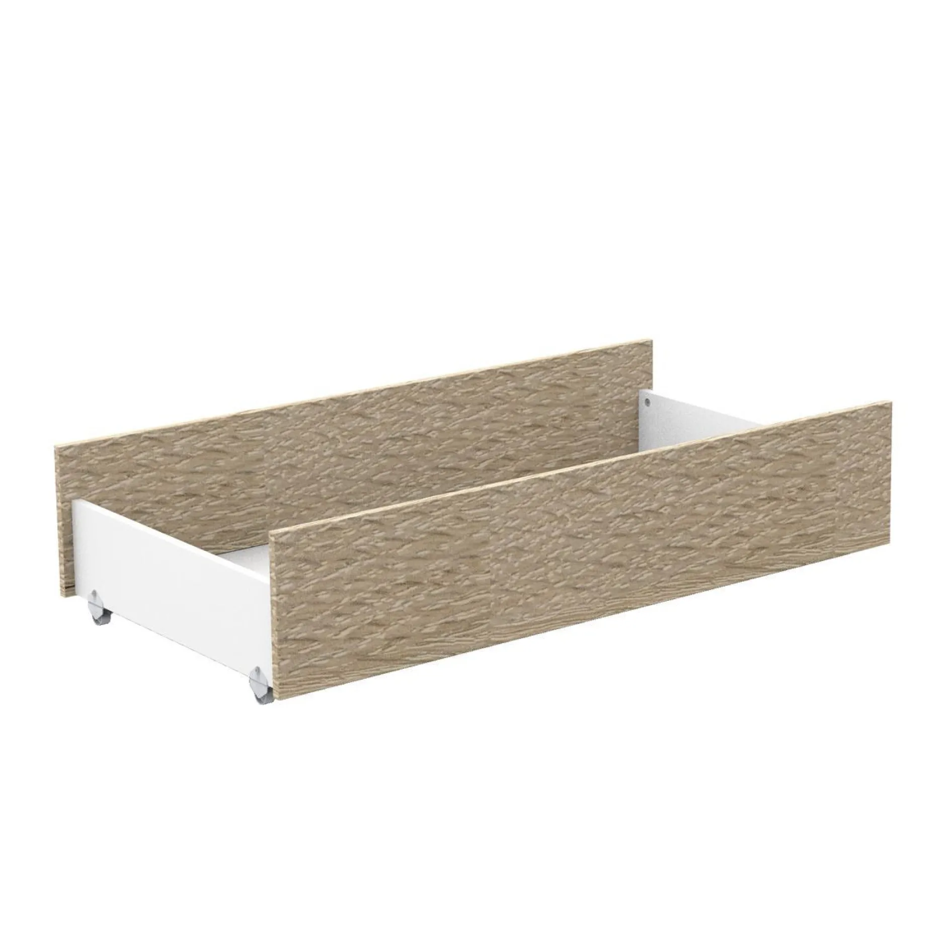 Tiroirs De Lit*Sauthon Baby's Sweet Home Antonin Tiroir de lit sur roulettes de Bois