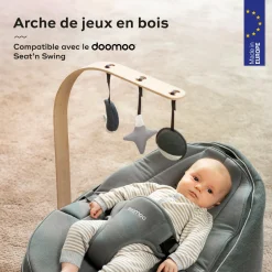 Arches*Babymoov Arche d'éveil en bois doomoo Seat'n Swing de