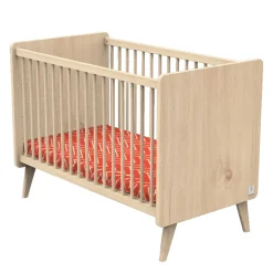 Lits 60X120 Non Évolutifs*Sauthon Baby's Sweet Home Arty lit 60 x 120 cm de Chêne suave