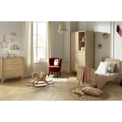 Lits 70X140 Évolutifs*Sauthon Baby's Sweet Home Arty Lit évolutif 70 x 140 cm de Chêne suave