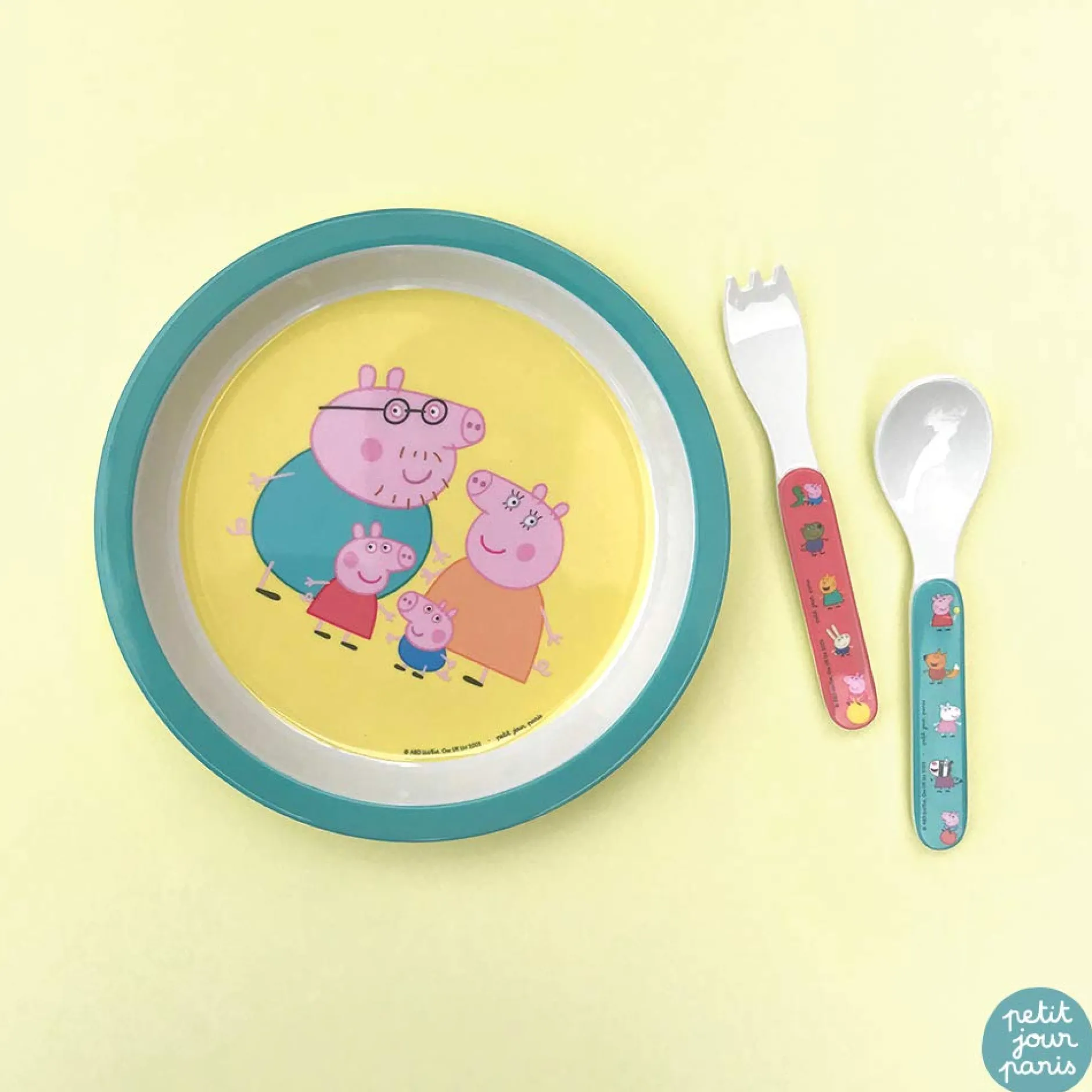 Assiettes*Petit Jour Paris Assiette bébé de Peppa Pig