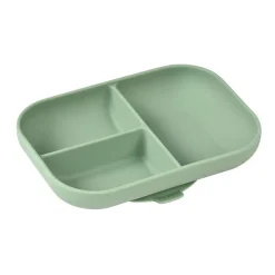 Assiettes*Béaba Assiette compartimentée silicone de Sage green