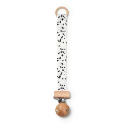 Attaches Sucettes*Elodie Details Attache tétine en bois de Dalmatian dots