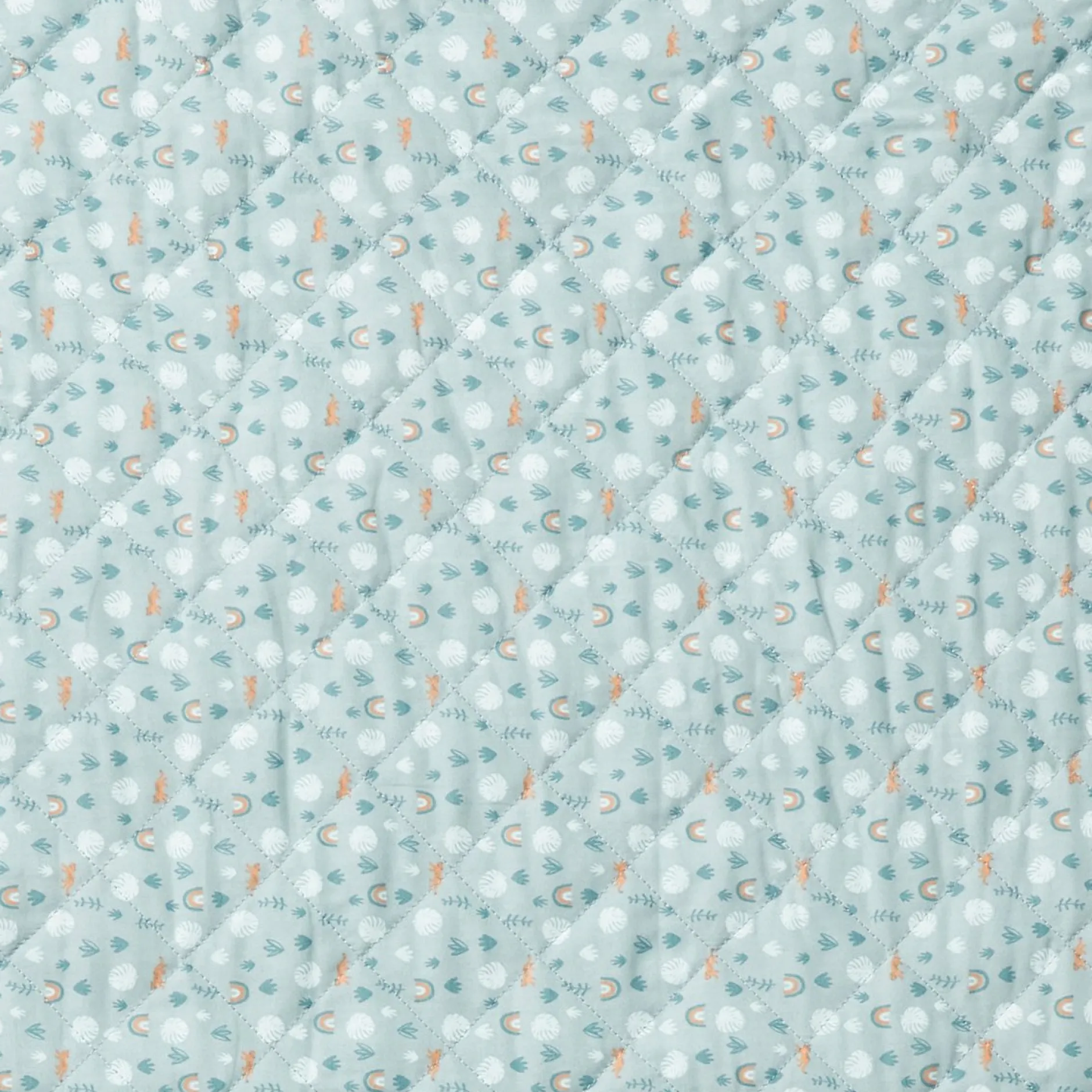 Couvertures*Petit à petit Au cœur de la jungle Couverture matelassée 100 x 140 cm de Eucalyptus