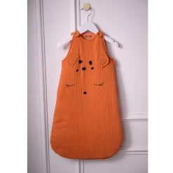 Gigoteuses & Nids D'Ange*Petit à petit Au cœur de la jungle Gigoteuse en mousseline 0-6 mois de Brown Muscade