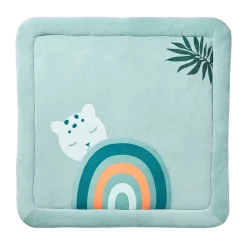 Tapis D'Éveil*Petit à petit Au cœur de la jungle Tapis de parc en velours de Green Nil