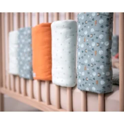 Tours De Lit*Petit à petit Au cœur de la jungle Tour de lit de Brown Muscade