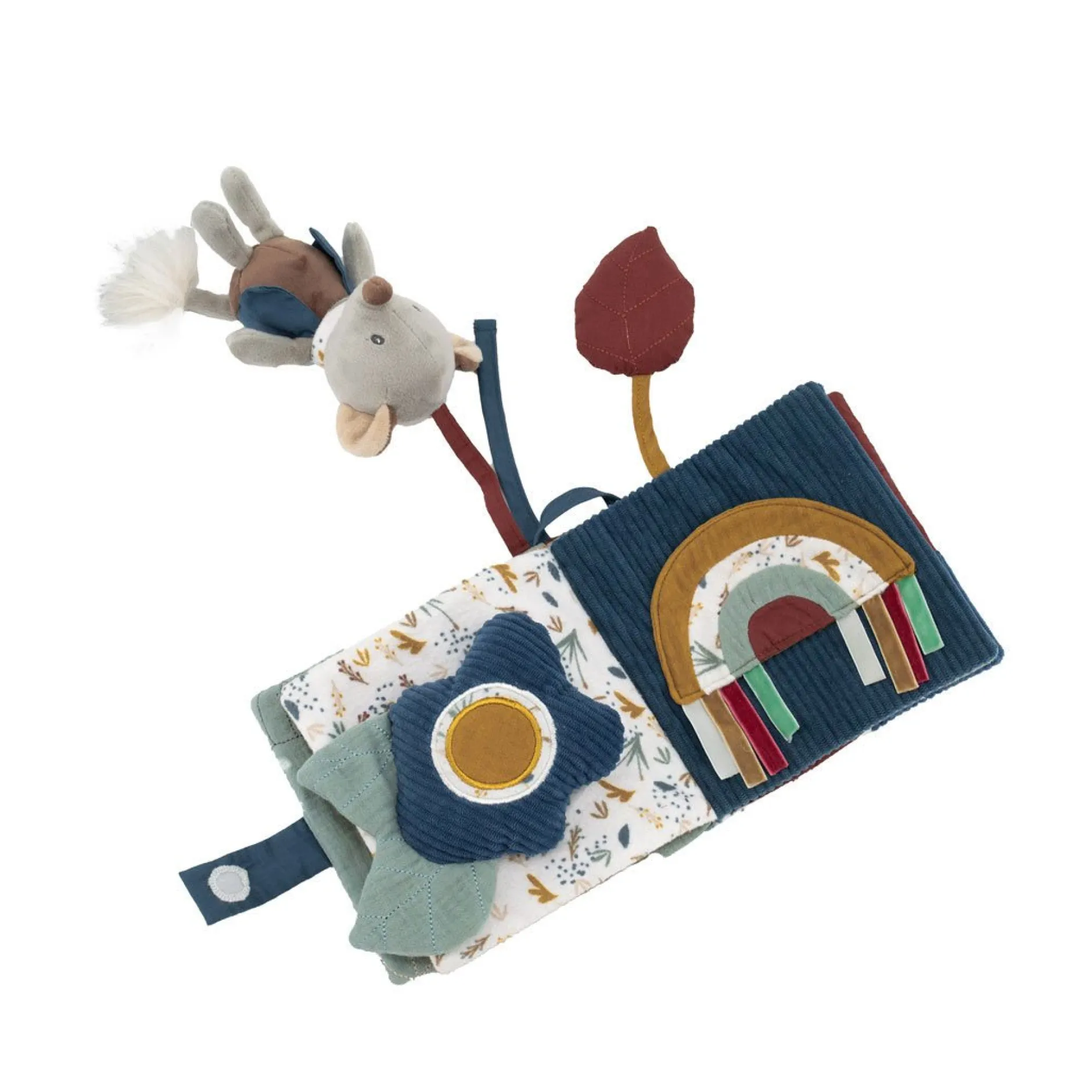 Livres*Domiva Au fil de l'eau Livre d'activités en tissu de Indigo