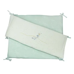 Tours De Lit*Trois Kilos Sept Au large de Nova Tour de Lit réversible de Vert d'eau