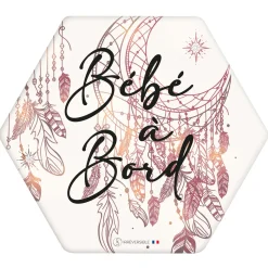 Signalisation|Tout Pour Vos Trajets*Irréversible Autocollant bébé à bord de Attrape rêve