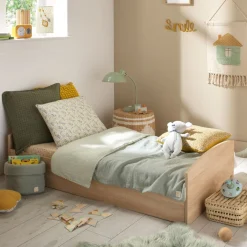 Lits 70X140 Évolutifs*Sauthon Baby's Sweet Home Azur Lit évolutif 70 x 140 cm de Chêne doré
