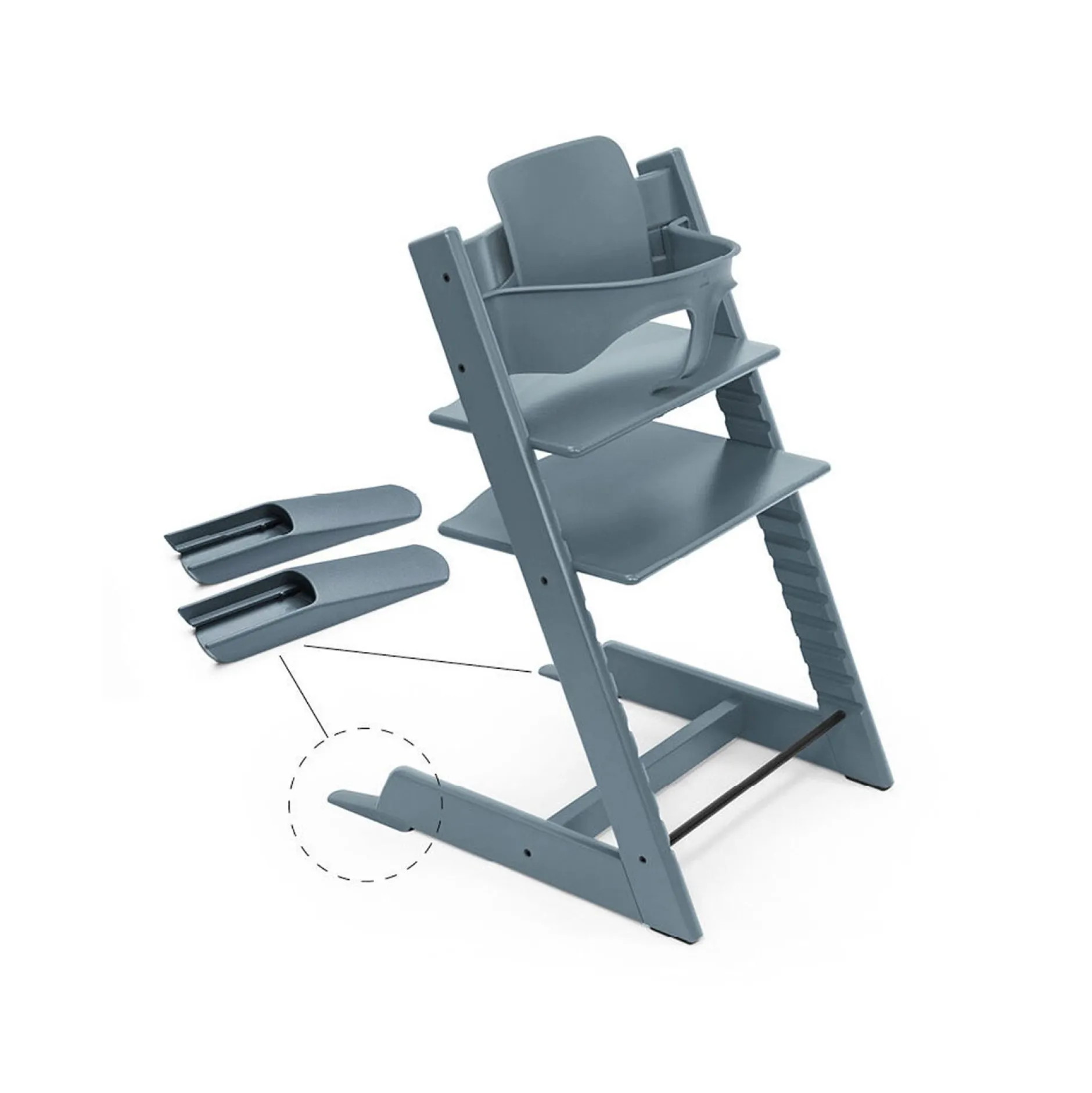 Autres Accessoires Pour Chaise Haute*Stokke® Baby Set² ™ Tripp Trapp® + Patin de Fjord Blue