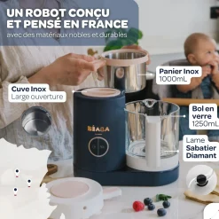 Cuiseurs Et Mixeurs*Béaba Babycook Néo Robot Bébé 6 en 1 de Night Blue