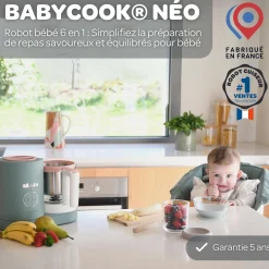 Cuiseurs Et Mixeurs*Béaba Babycook Néo Robot Bébé 6 en 1 de Eucalyptus