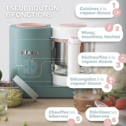 Cuiseurs Et Mixeurs*Béaba Babycook Néo Robot Bébé 6 en 1 de Eucalyptus
