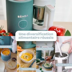 Cuiseurs Et Mixeurs*Béaba Babycook Néo Robot Bébé 6 en 1 de Eucalyptus