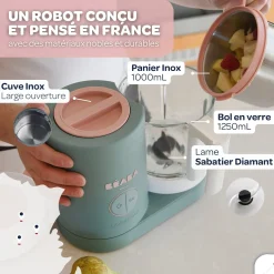Cuiseurs Et Mixeurs*Béaba Babycook Néo Robot Bébé 6 en 1 de Eucalyptus