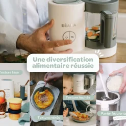 Cuiseurs Et Mixeurs*Béaba Babycook Néo Robot Bébé 6 en 1 de grey-white