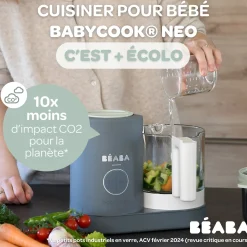 Cuiseurs Et Mixeurs*Béaba Babycook Néo Robot Bébé 6 en 1 de Mineral Grey