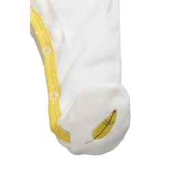 Pyjamas|Pyjamas*Sauthon Baby's Sweet Home Babyfan pyjama en velours Naissance de Blanc/Gris