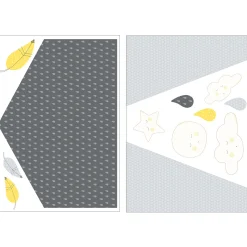 Stickers*Sauthon Baby's Sweet Home Babyfan stickers muraux home 100x70 de Gris