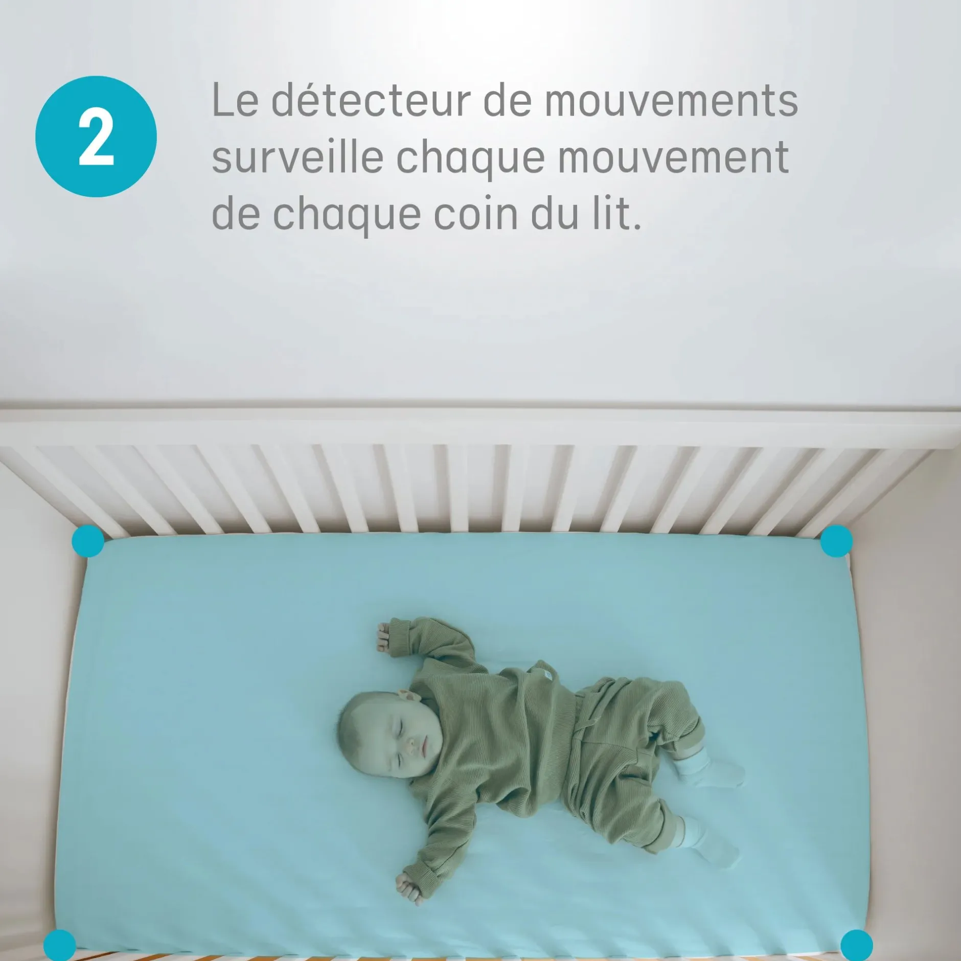 Babyphones*Angelcare Babyphone vidéo avec détectueur de mouvements de
