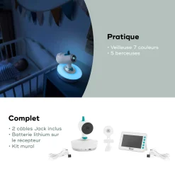 Babyphones*Babymoov Babyphone vidéo motorisé 360° YOO Moov de