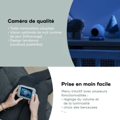 Babyphones*Babymoov Babyphone Vidéo sans fil YOO Roll de